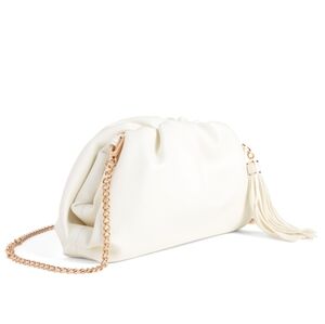 UNDERSTATED LEATHER Crescent Clutch